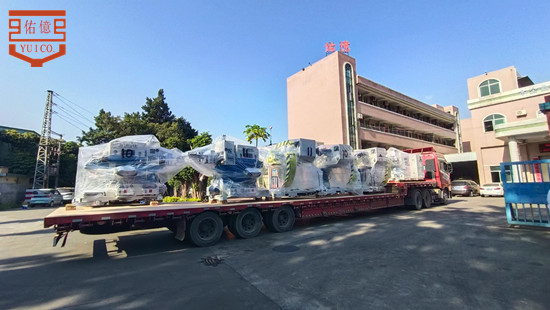 忙中有序！雙頭料架沖床三合一送料機再發貨珠海